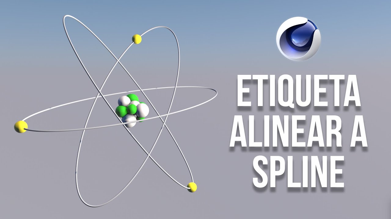 Cinema 4D - Etiqueta Alinear a Spline