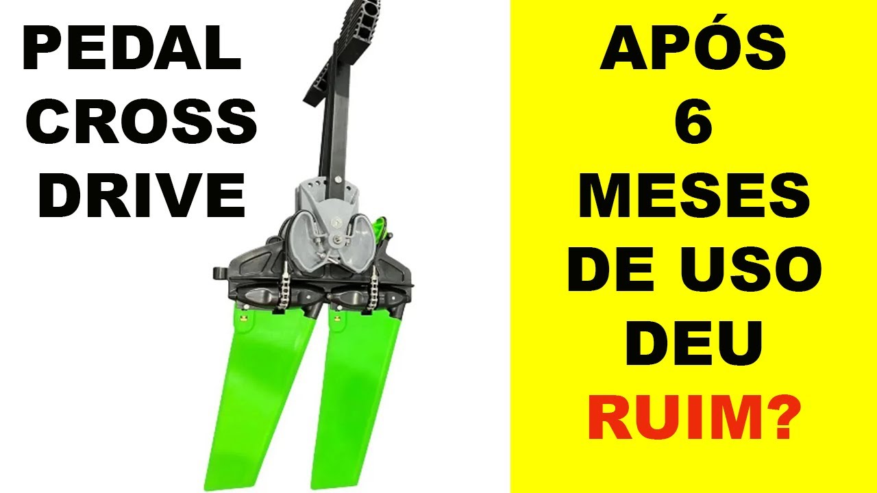 pedal CROSS DRIVE após 6 meses, e agora?