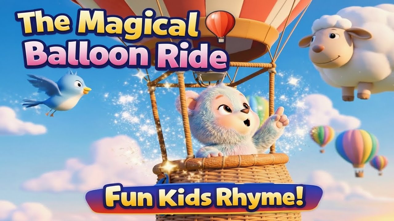 The Magical Balloon Ride 🎈 | A Dreamy Adventure for Kids 