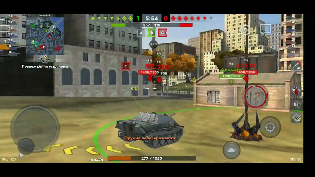Результат игры рейтинга новичка в Tanks blitz