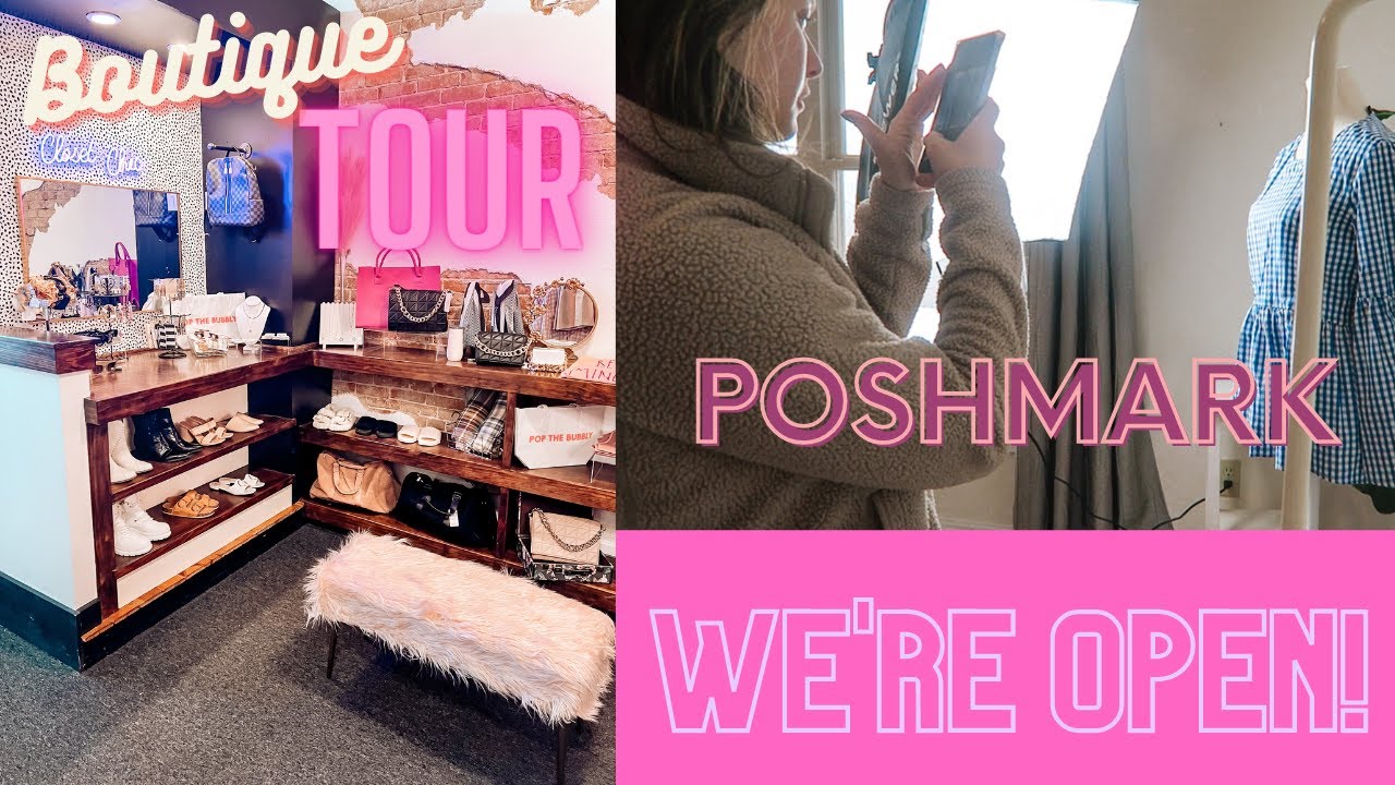 Final Tour of My Boutique Store Front + Poshmark with Me