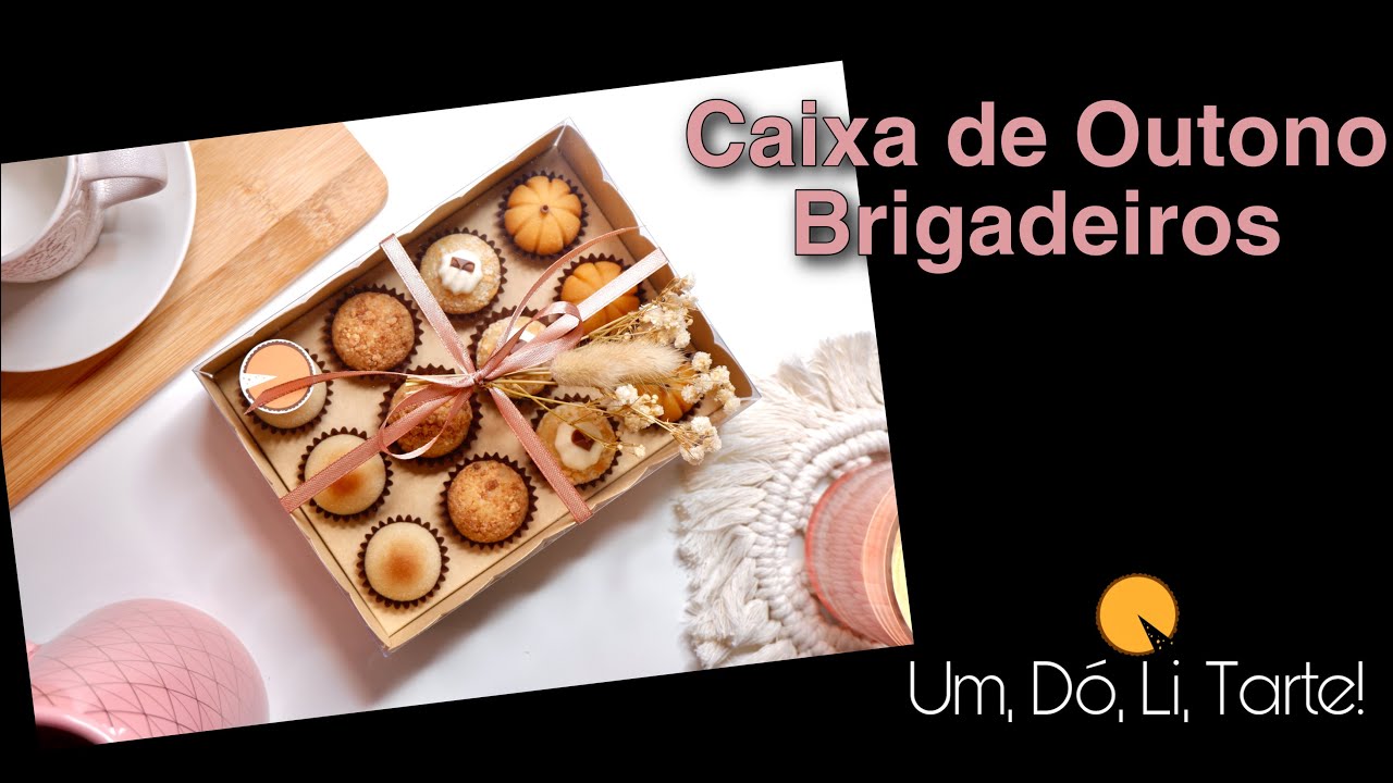 ASMR Portugal: Provando a Caixa de Outono de Brigadeiros da UM, DÓ, LI, TARTE!