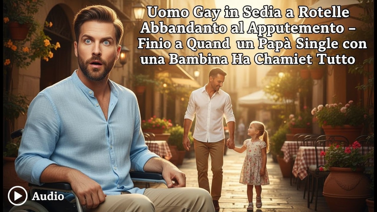 Uomo in sedia a rotelle abbandonato al primo appuntamento – finché un padre single con bimba non...