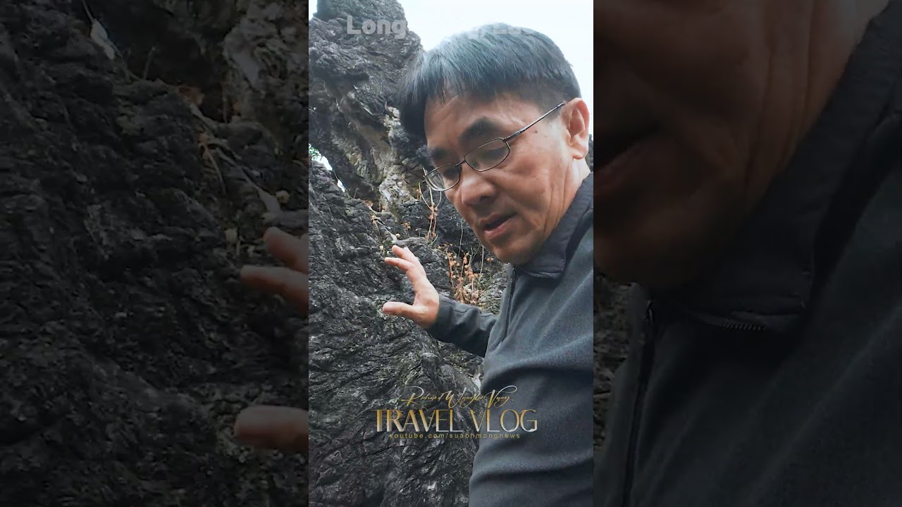 Nce pob tsuas mus saib nroog Looj Ceeb (12/20/2023) | Climbing cliff to view Long Tieng City