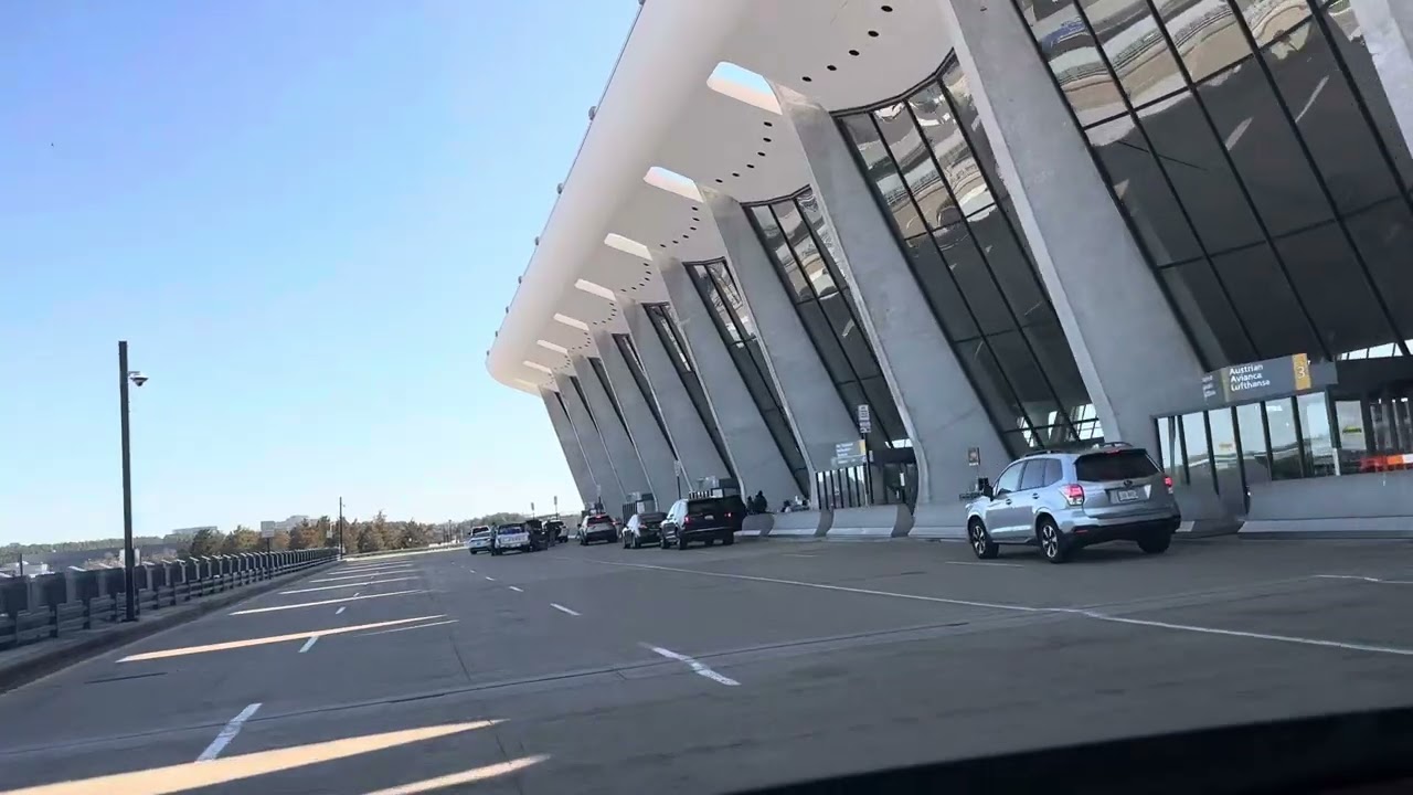 US Road Trip: From Dulles International Airport (Virginia) to Downtown Washington DC (No Tolls)