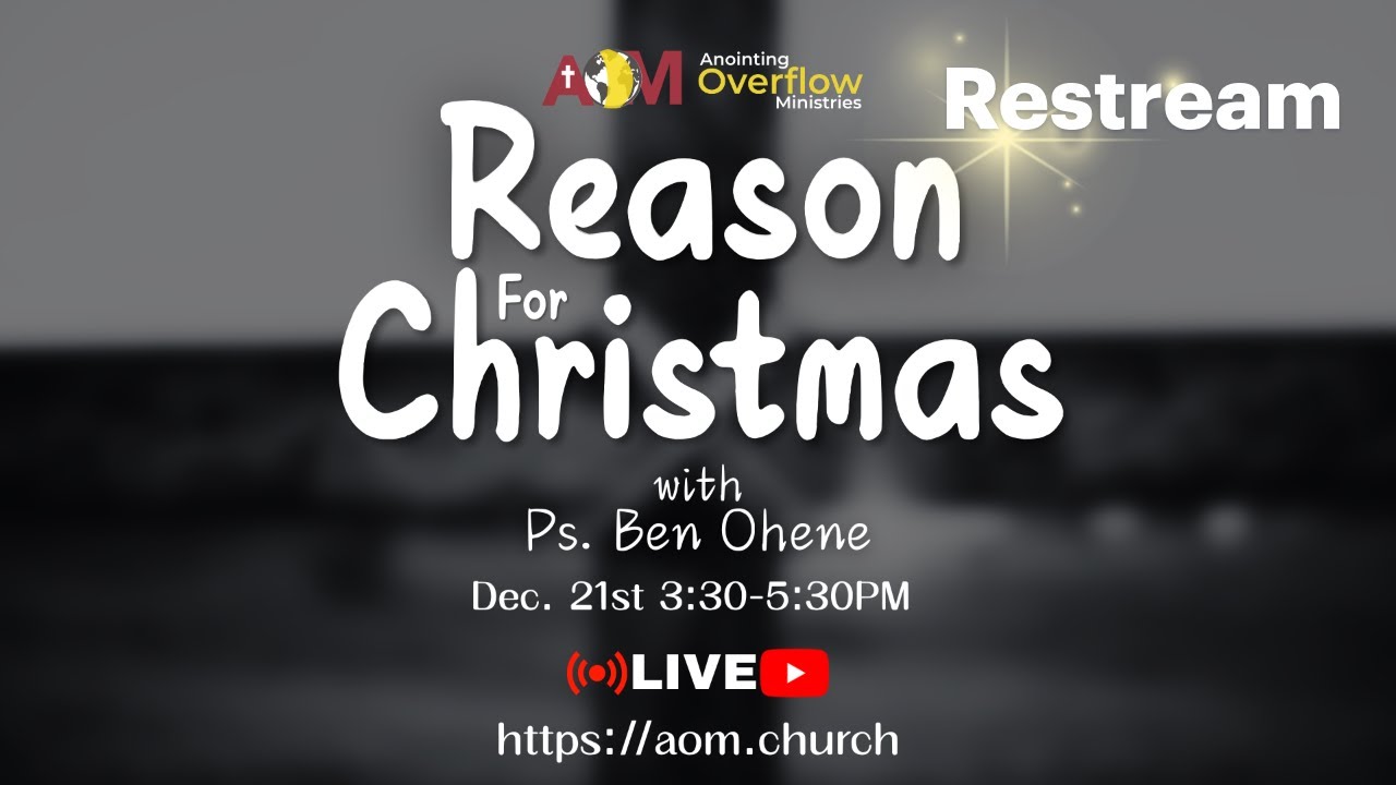 LOVE WITH PS. BEN || SUNDAY DEC 21ST 2025 ANOINTING OVERFLOWING MINISTRIES