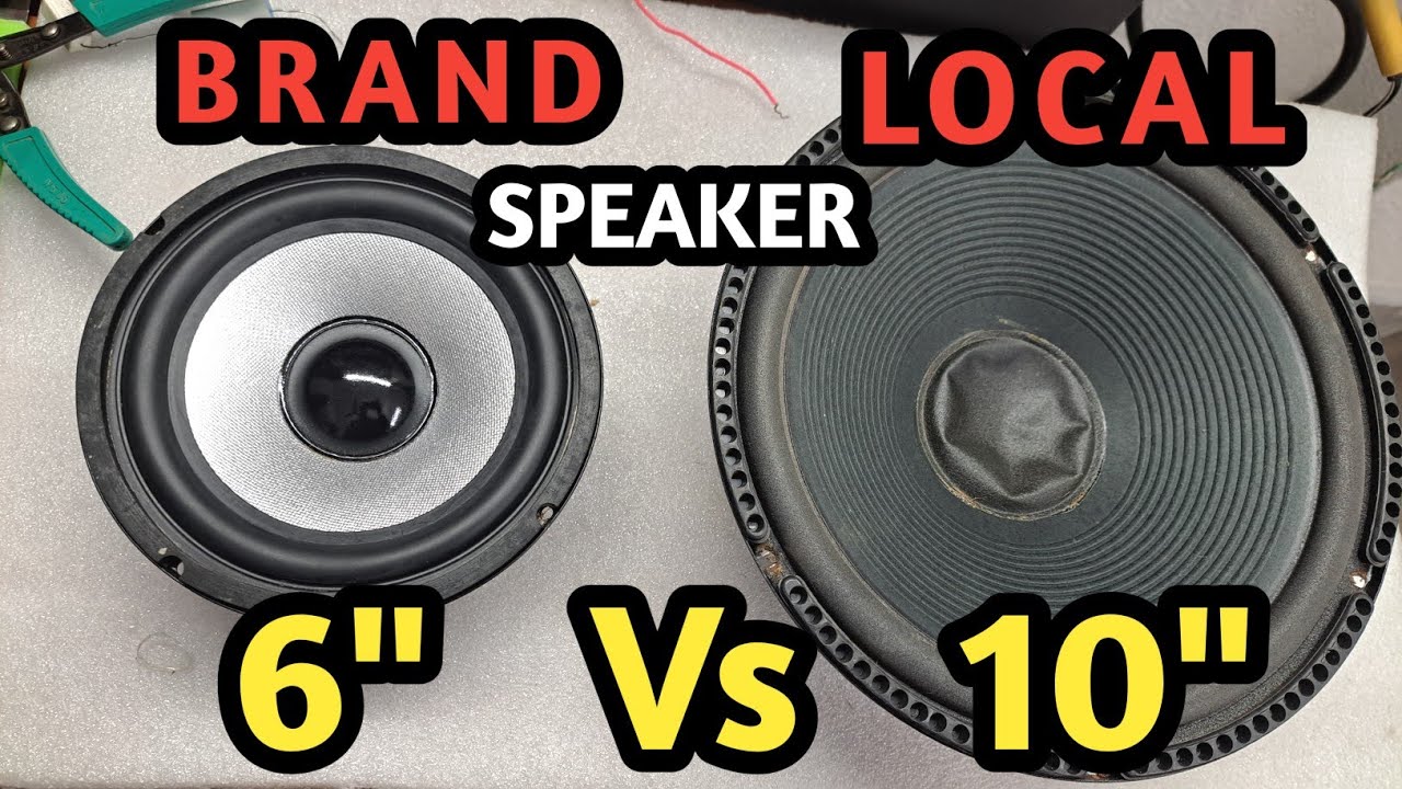 Brand Vs Local Speaker | Sweton Speaker vs Local Speaker | 6 inch Loudspeaker quality