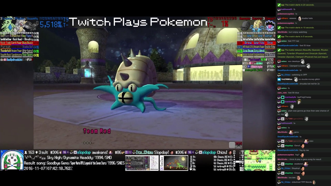 Twitch Plays Pok&eacute;mon Battle Revolution - Match #61897