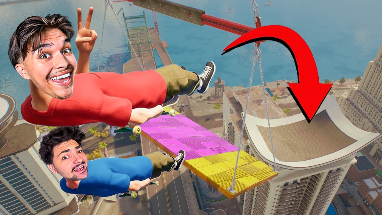 Le Premier qui Descend les MEGA RAMP IMPOSSIBLE Gagne !
