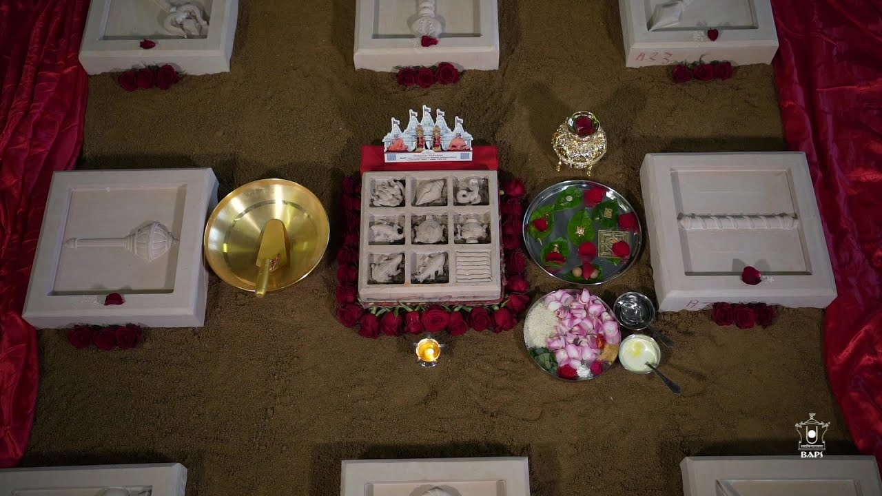 Shilanyas Mahotsav of BAPS Shri Swaminarayan Mandir, Johannesburg, South Africa, 3 Apr 2022