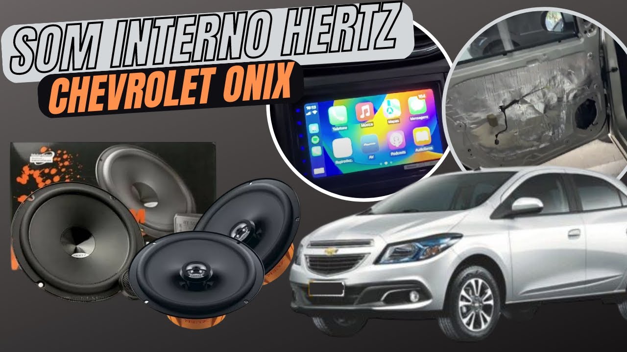 KIT 2 VIAS HERTZ DSK165.3 / COAXIAL  DCX165 .3 / 2 DIN PIONEER DMH-Z5380TV  / CAIXA FALCON - ONIX