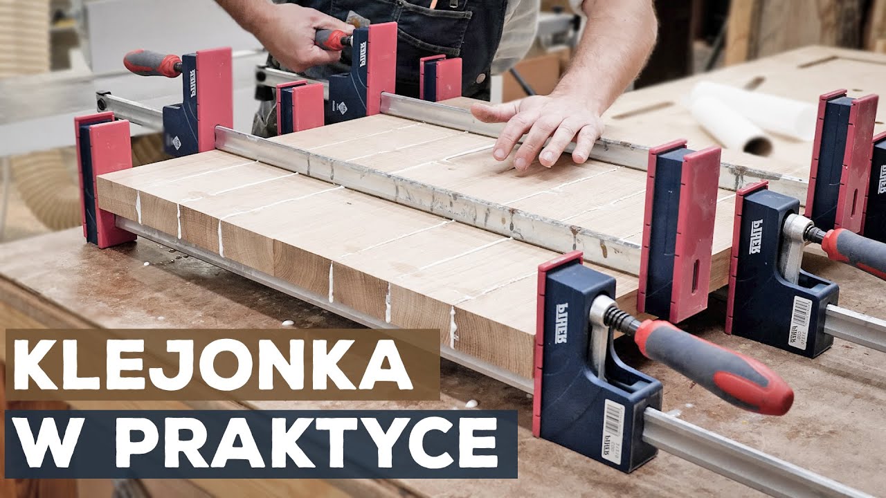 Jak robię klejonkę z desek - płytę meblową, w praktyczny sposób, do budowy półek czy mebli