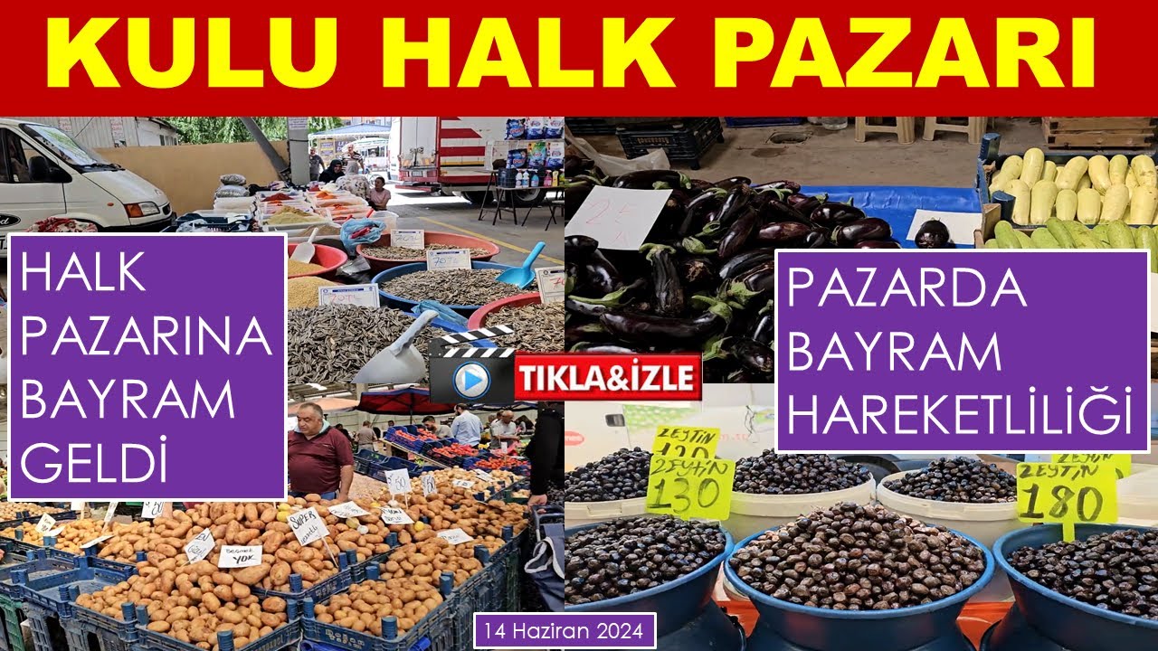 PAZAR'A BAYRAM GELDİ (4K ULTRA HD VİDEO)