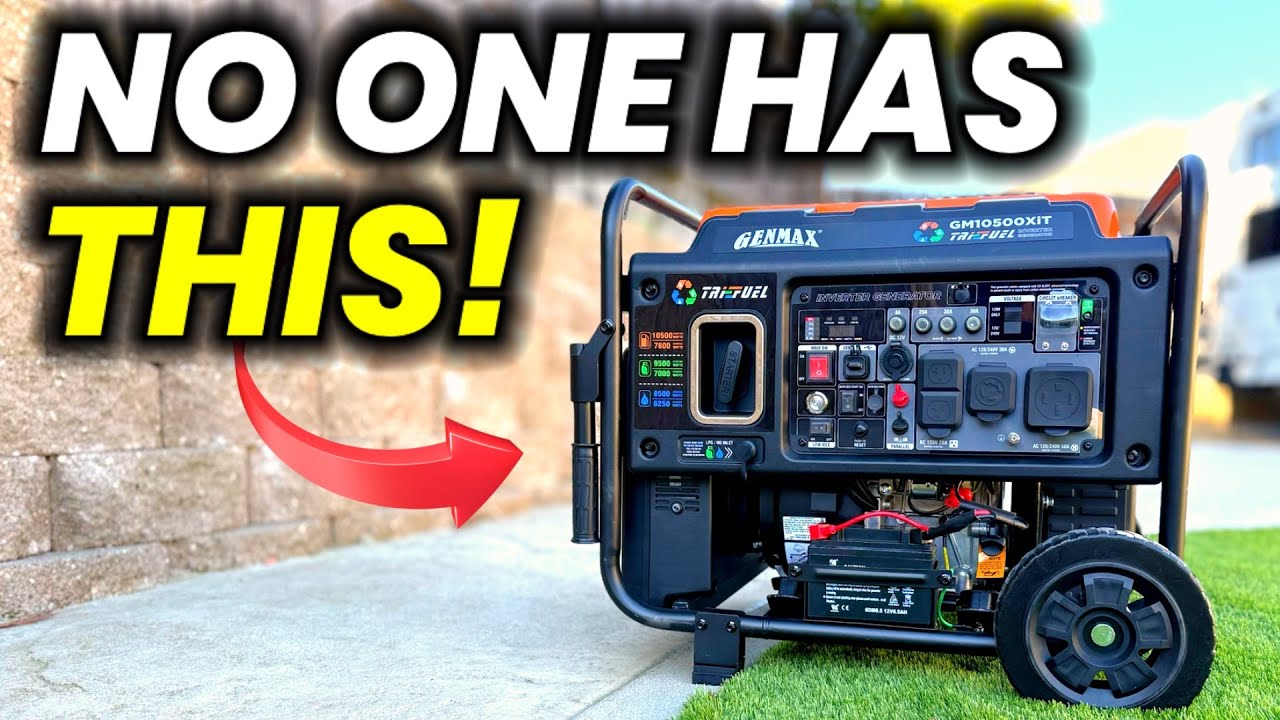 New 2 Wire Start Generator- No One Has! GenMax 10500XiT-Full Review