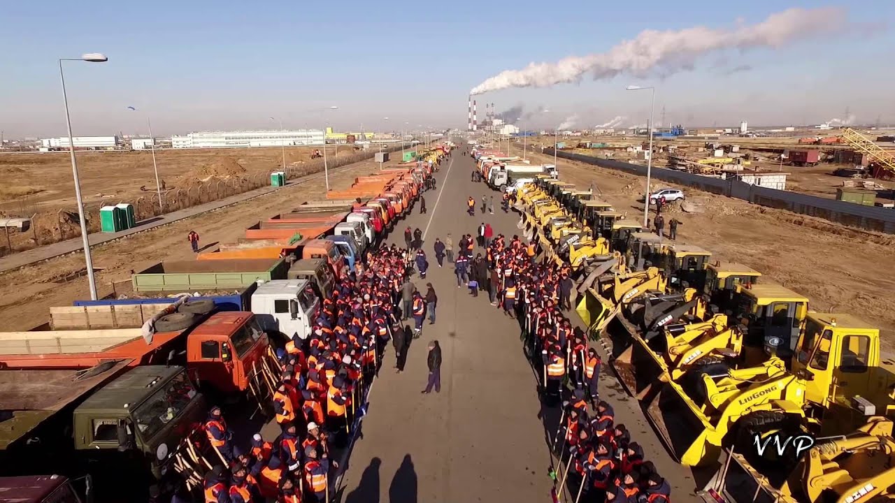 Астана готова к снегу (2015 Astana Kazakhstan Астана Казахстан)