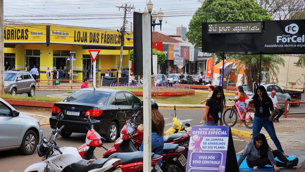 NAVIRAI MS - AV. WEIMAR G. TORRES E SUA GRANDE MOVIMENTAÇÃO NO COMÉRCIO