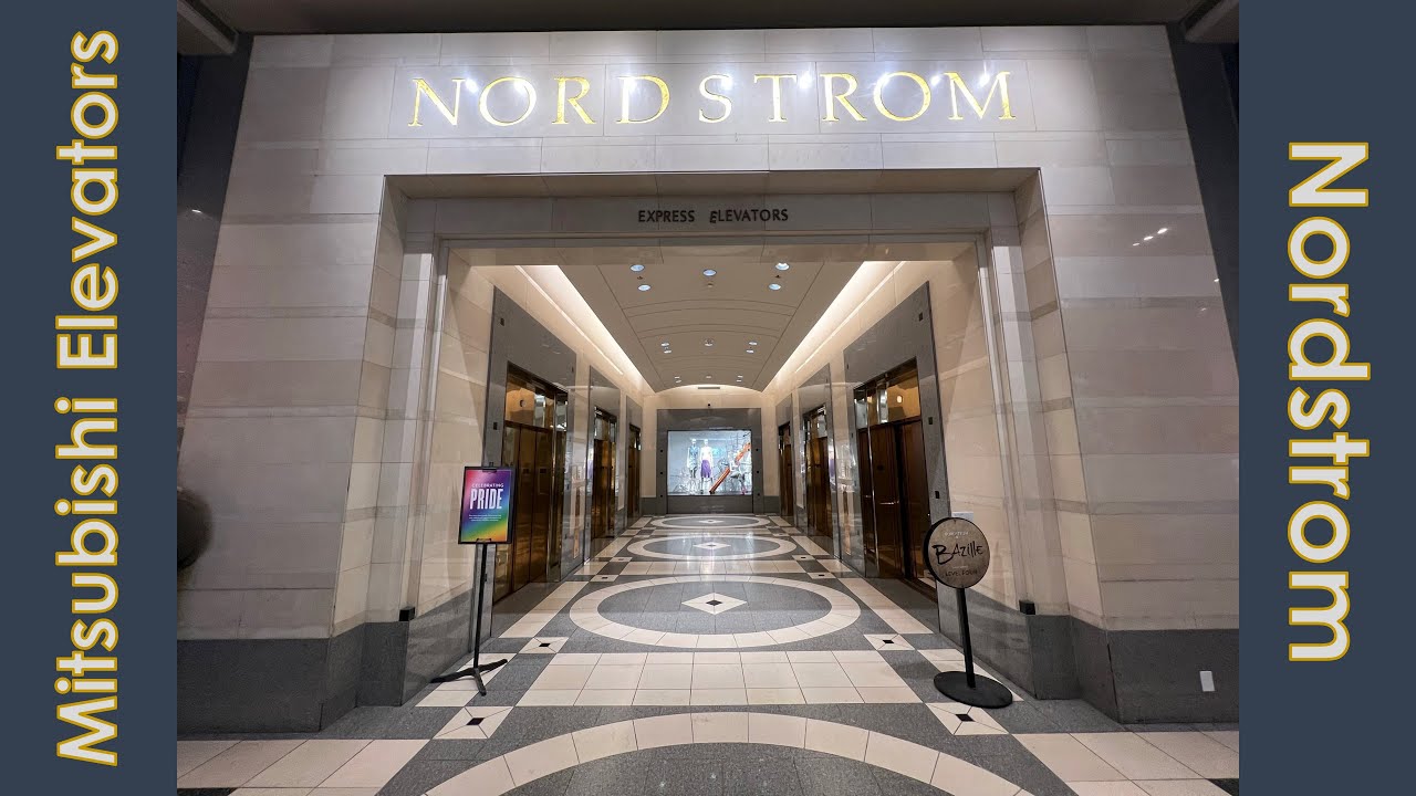 Famous Mitsubishi Express Elevators to Nordstrom at Westfield San Francisco Centre