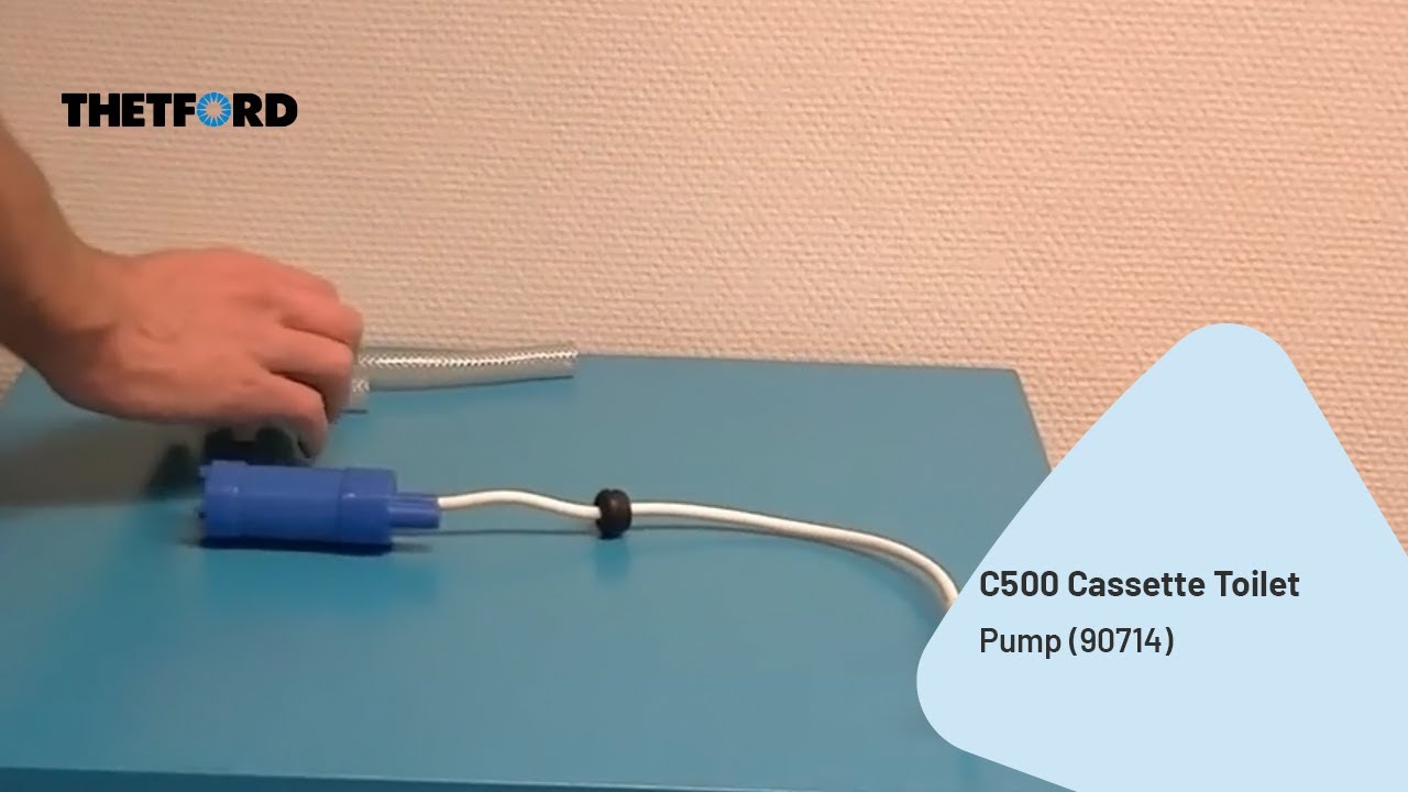 C500  | Pump (90714) replacement | Cassette toilet | THETFORD repair instructions