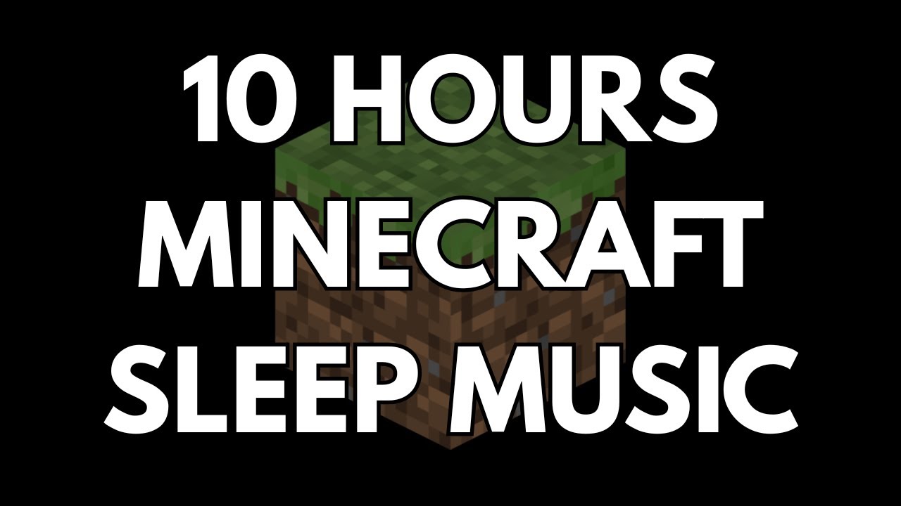 10 Hours Minecraft Music Black Screen for Sleep & Relaxation