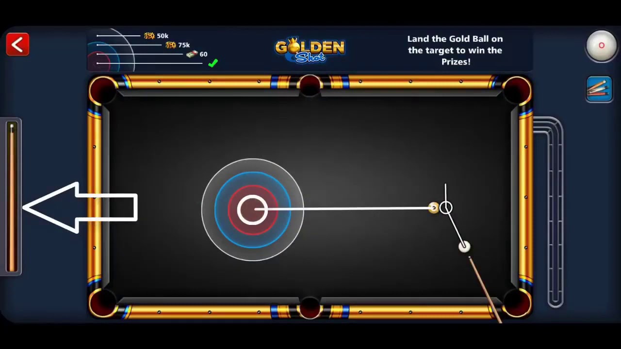 Cómo Hacer lucky shot en 8 ball pool con el Taco Principiante |