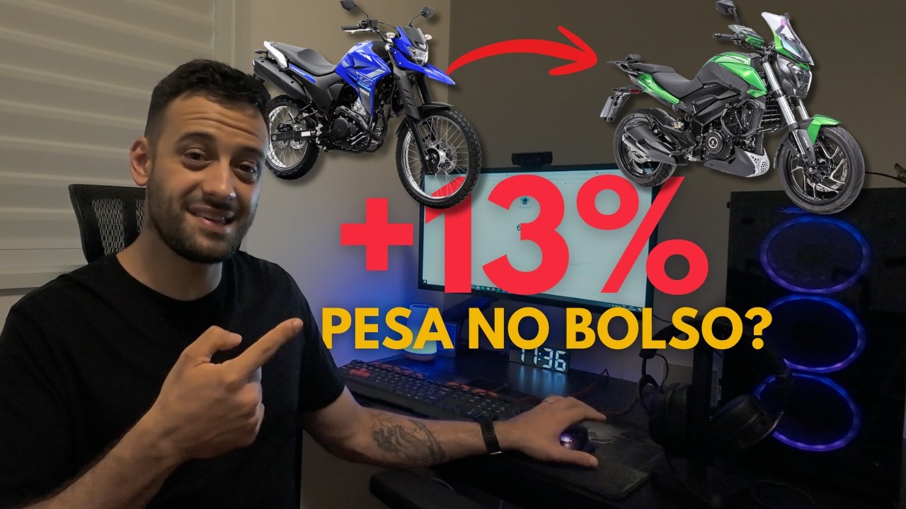 Custo real: Lander 250 vs Dominar 400 (valores mensais e anuais)