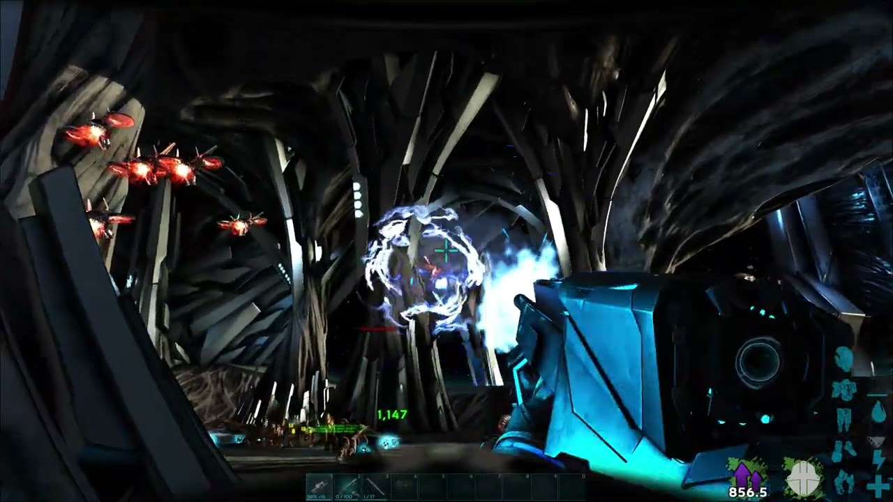 ARK Survival Evolved: Megalosaurus venciendo al Supervisor Alfa