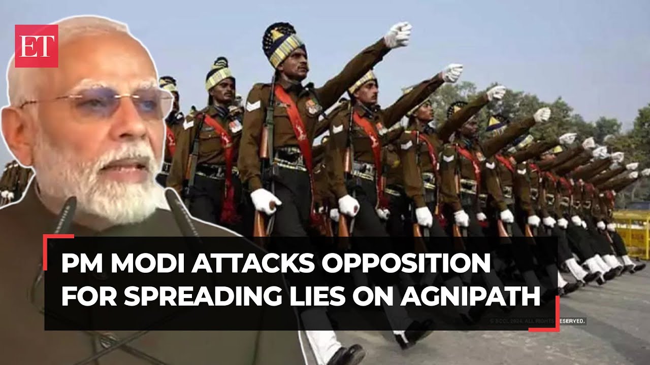 'Some doing politics over national security,' PM Modi attacks opposition for questioning Agnipath