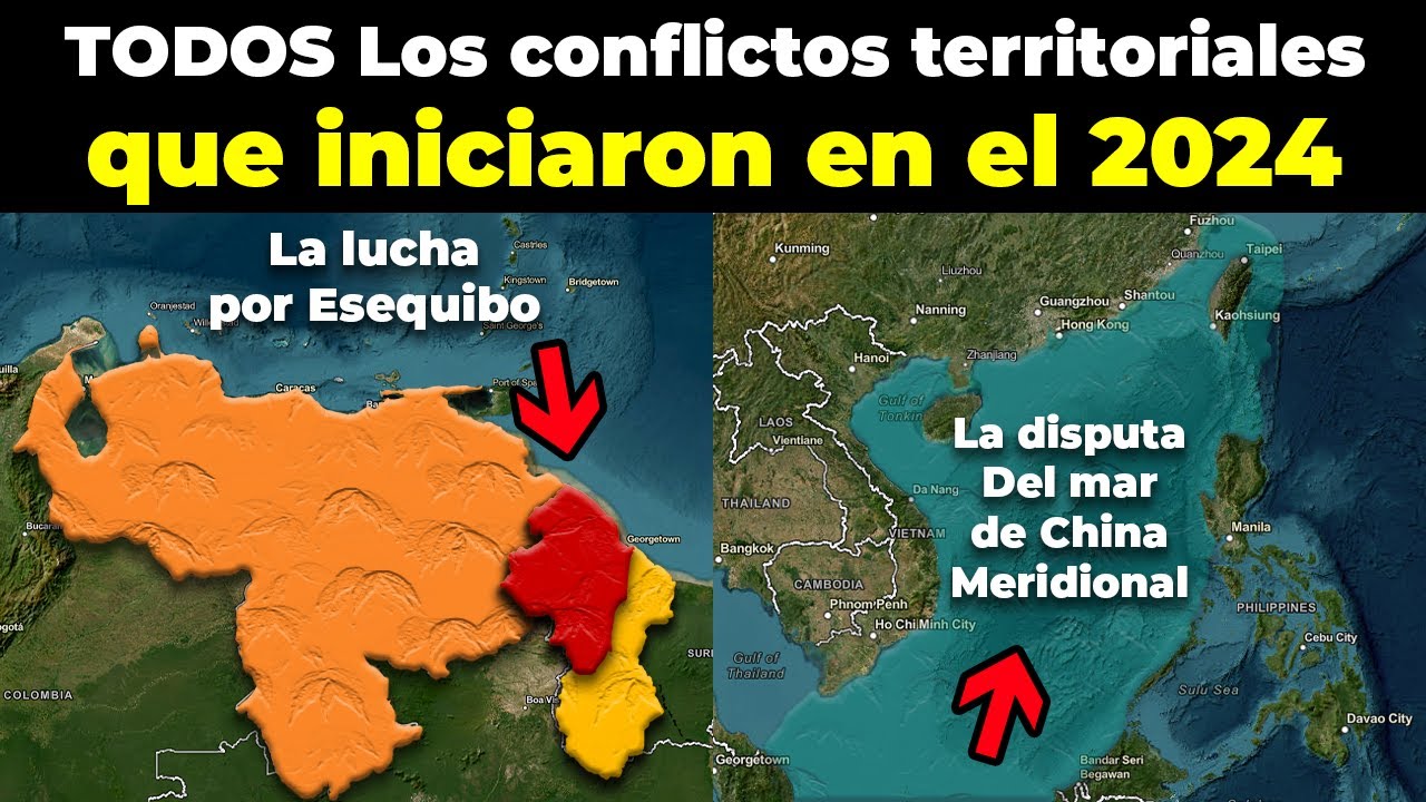 TODAS las disputas Territoriales del MUNDO que  iniciaron en el 2024