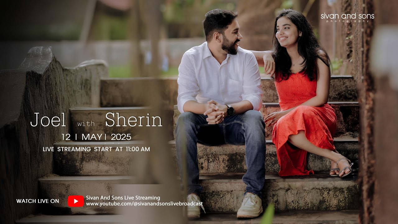 Joel & Sherin | Wedding live | Sivan and sons photography