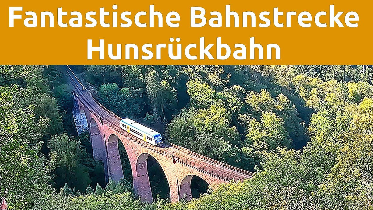 Hunsrückbahn Boppard Mittelrheintal mit Wohnmobil und D-Ticket
