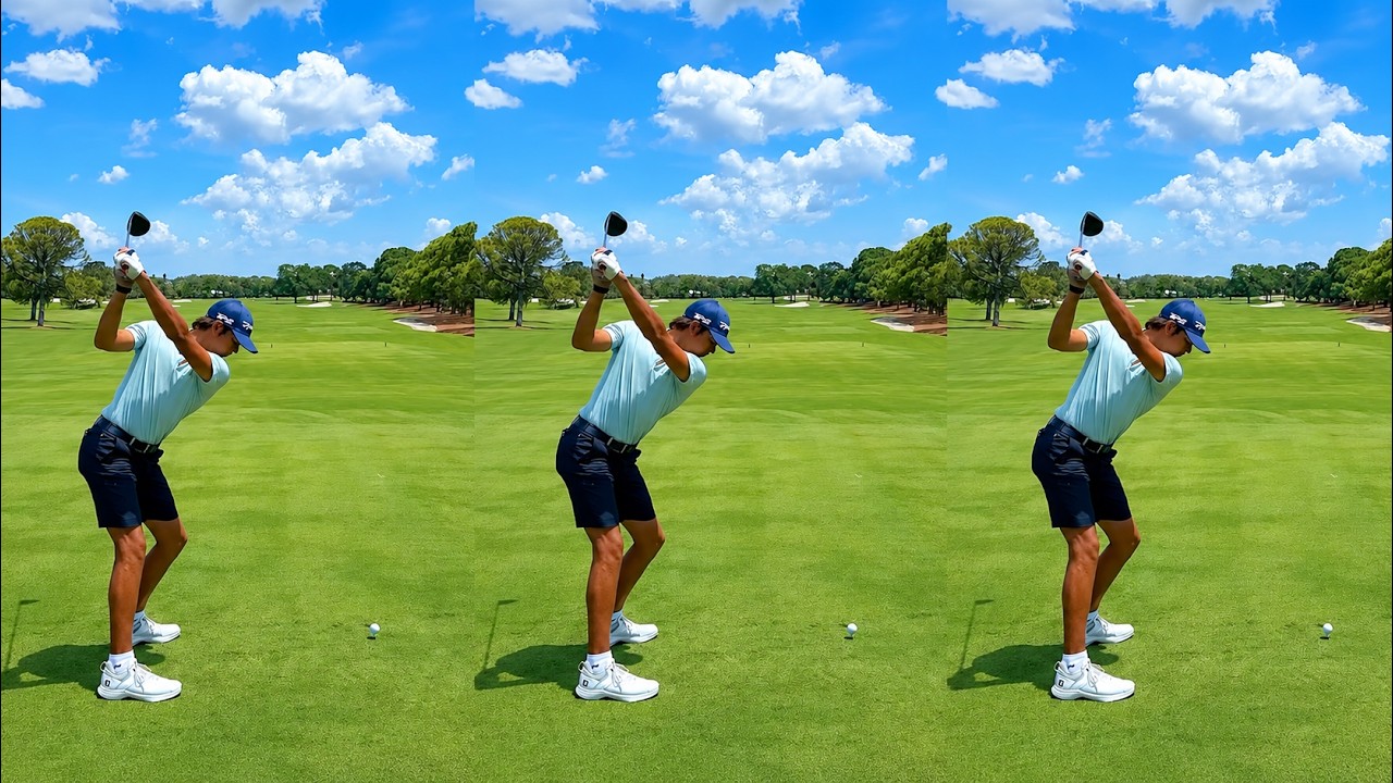 Charlie Woods Golf Swing Slow Motion 2026