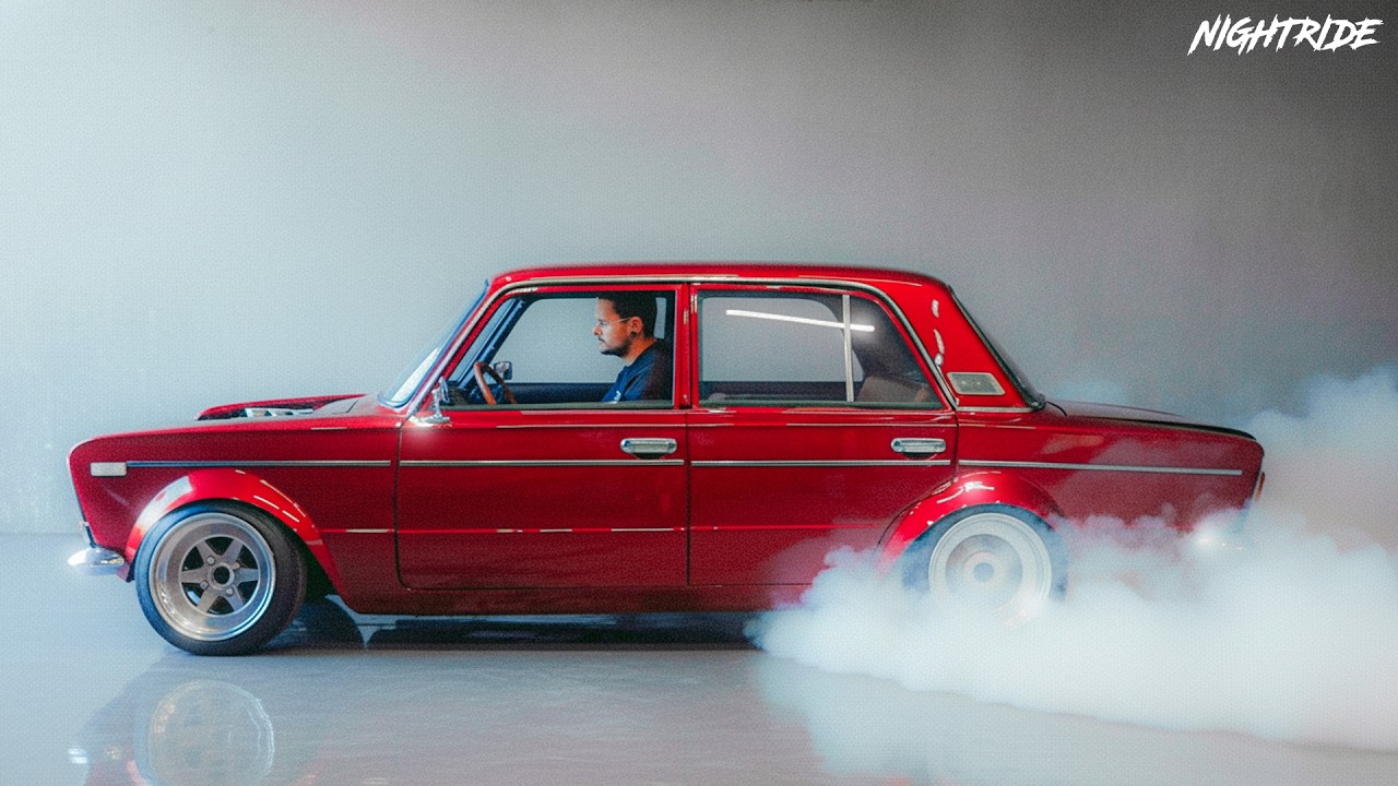 First Burnout of my Rotary Swapped Lada 2106