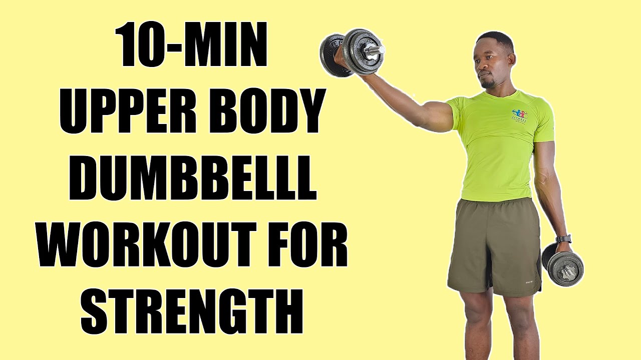 10-Minute Standing Upper Body Workout with Dumbbells