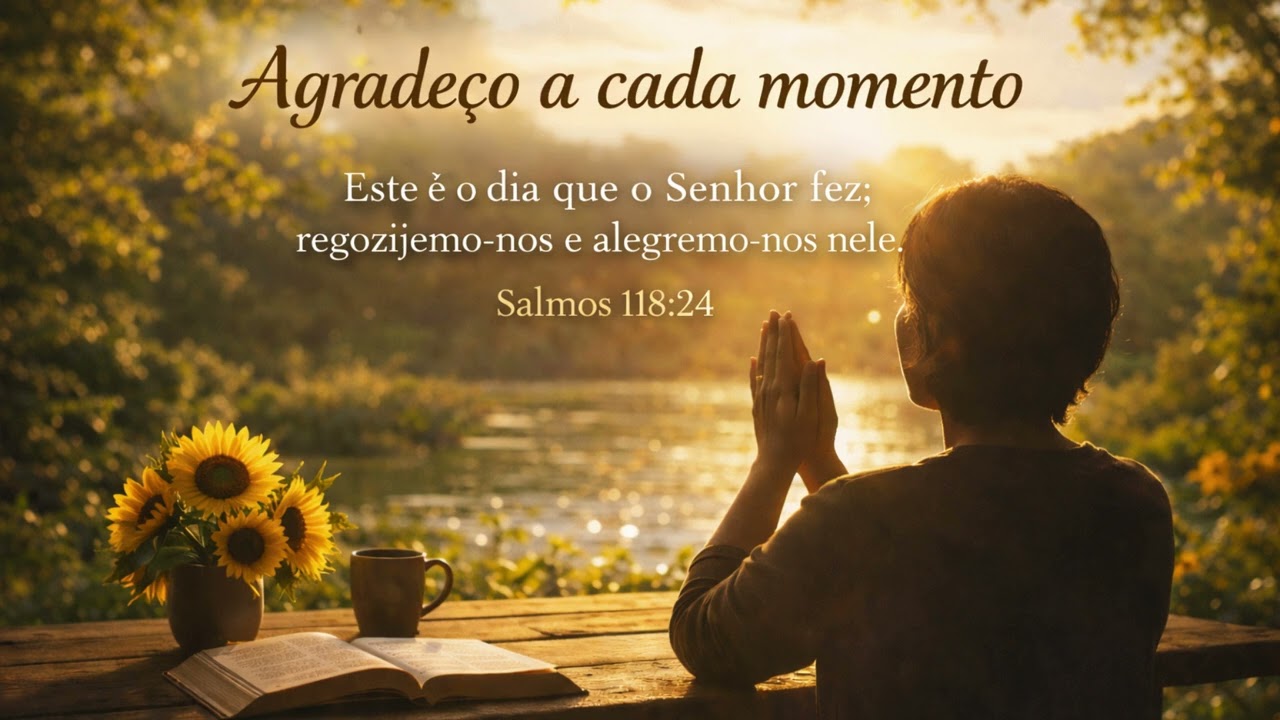Agradeço a cada momento | Salmos 118:24 | Gospel