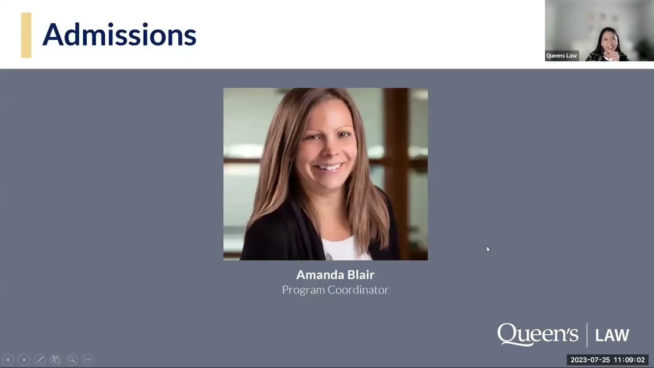 Certificate in Law Fall 2023 information session