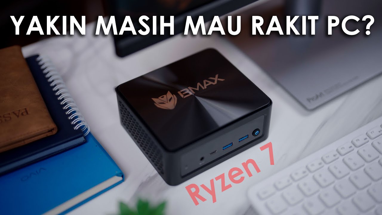 Tahun 2025 Masih RAKIT PC⁉️ INI Mini PC MURAH, IRIT Daya⚡Tapi KENCENG🚀 Pake Ryzen 7! BMAX B5 A Pro