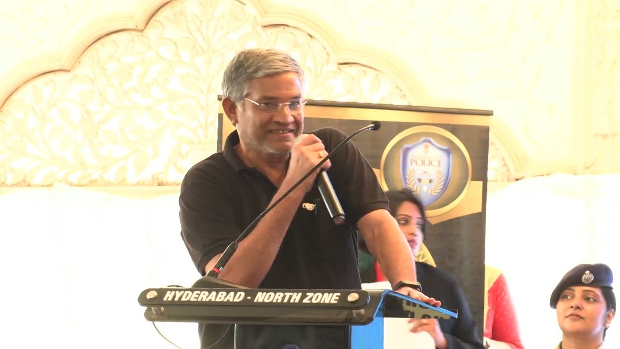 ANTI DRUG AWARENESS PROGRAM  NORTH ZONE/TANIKELLA BHARANI CINE ACTOR  SPEECH/HYDERABADPOLICE