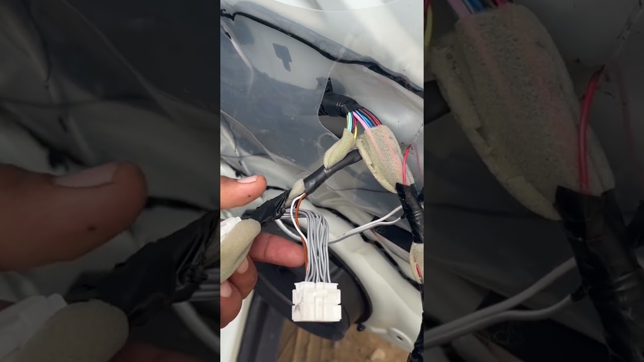 Auto folding mirrors in new brezza vxi , done at home 
