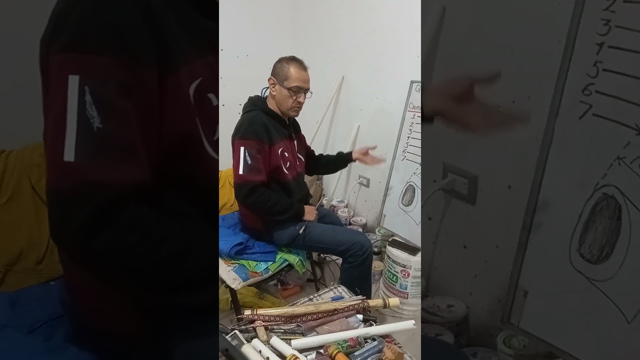 Medidas para hacer un quenacho en Mi bemol (Eb). 1a. opción