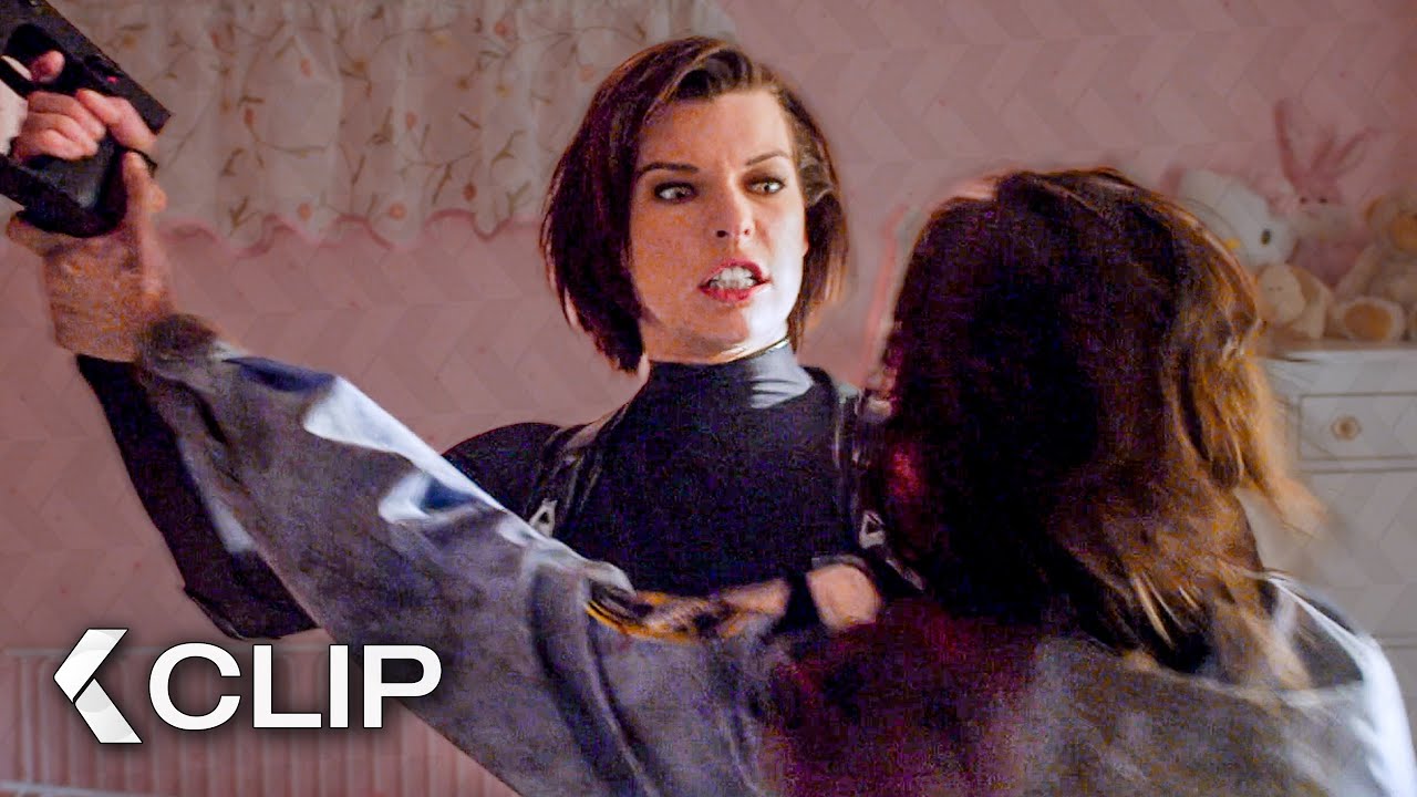 Infectado tienden una Emboscada a Alice - RESIDENT EVIL 5: VENGANZA Clip (2012) Milla Jovovich
