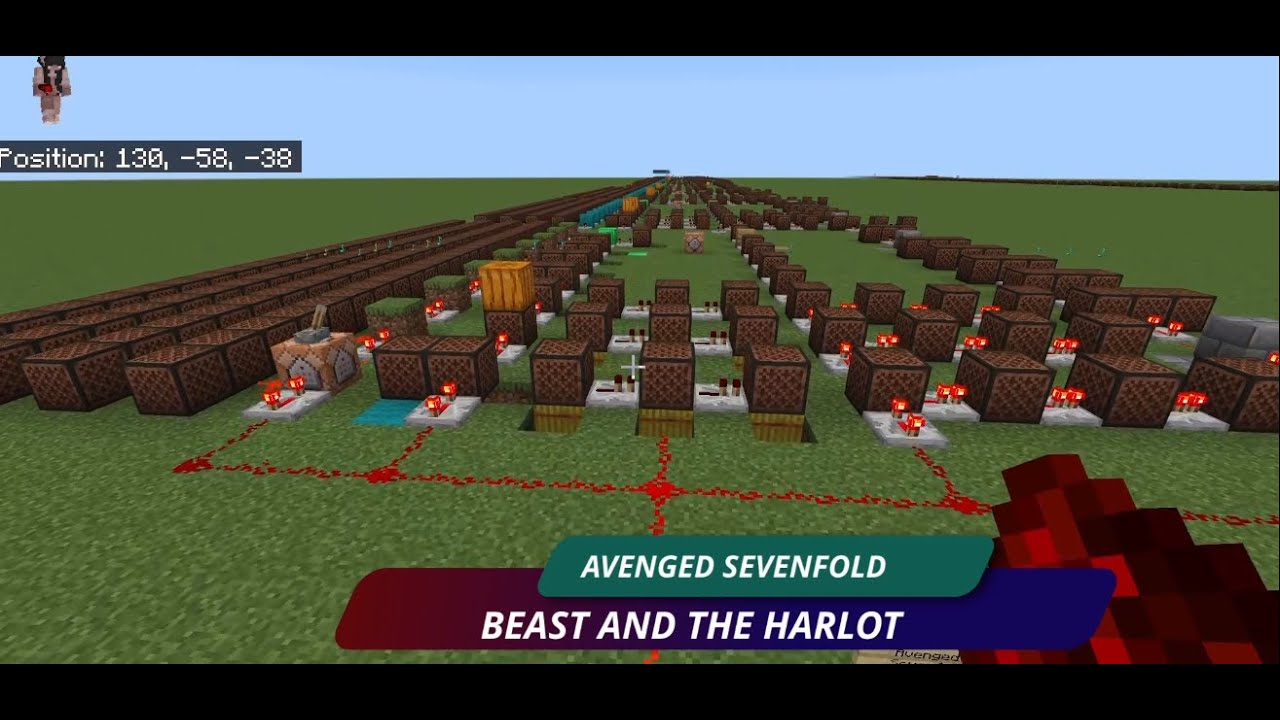 Avenged Sevenfold - Beast and the Harlot in note blocks