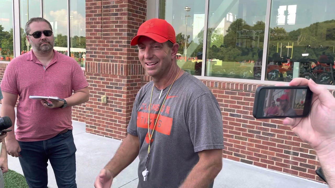 Clemson head coach Dabo Swinney speaks on the legacy of FSU head coach Bobby Bowden