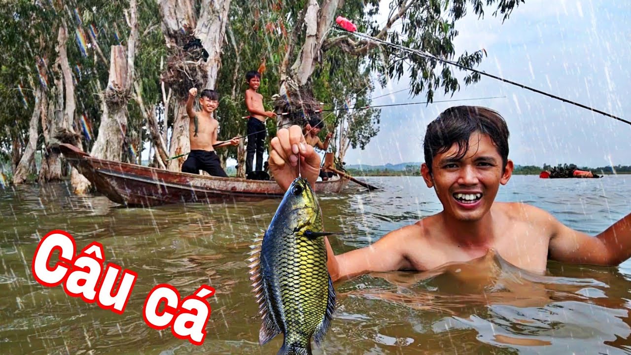 SANG VLOG | Câu Cá RÔ MỀ Mùa Nước Lũ