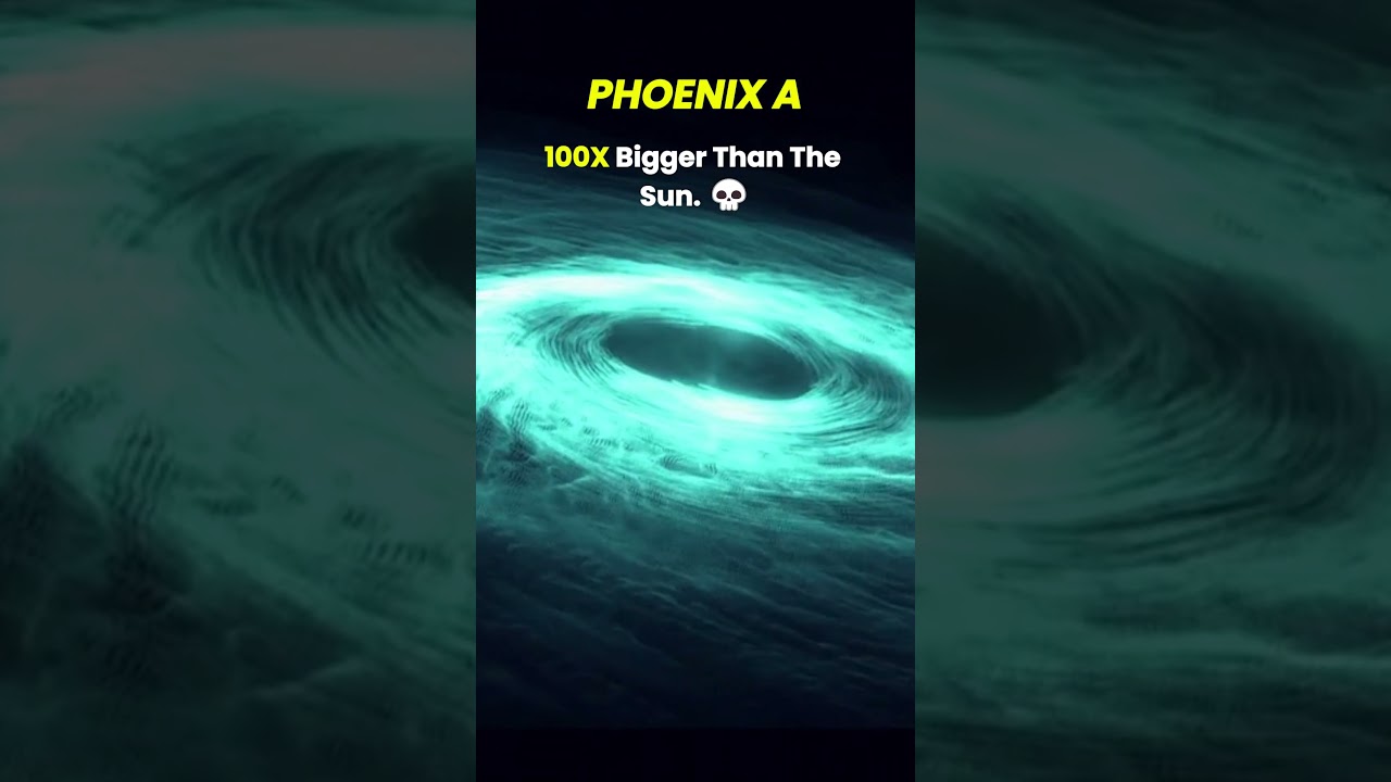 The Biggest Black Hole Ever? PHOENIX A vs TON 618! 🌌 #space #earth #ton618