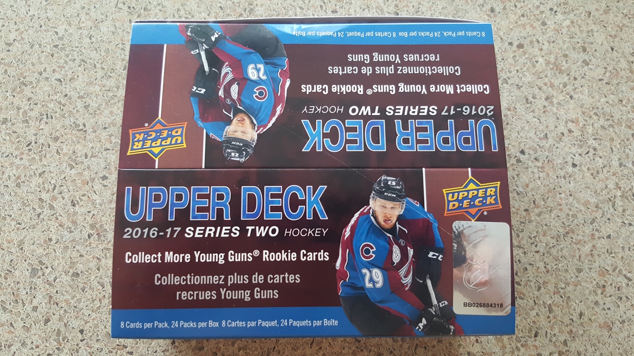 Upper Deck 16/17 Series 2 Retail 24 pack UNBOXING
