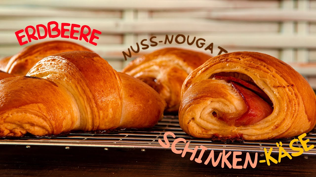 Gefüllte Croissants selber machen - Aber einfach