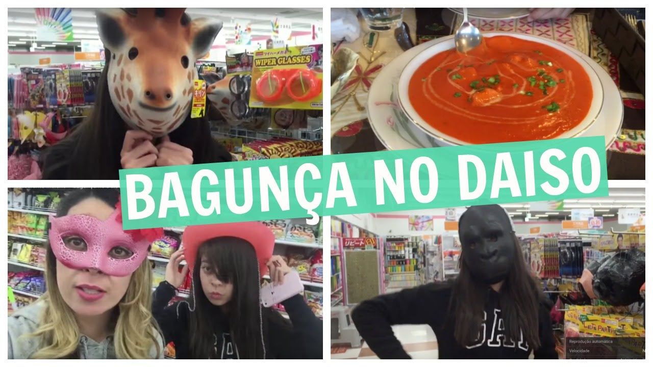 Restaurante Indiano + bagunça no Daiso