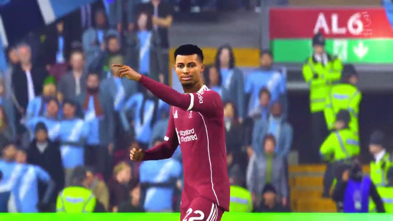 EA SPORTS FC · LIVERPOOL vs. MANCHESTER CITY in ENGLISH PREMIER LEAGUE MATCH!