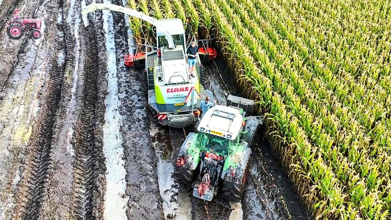 SILAGE SEASON in extreme conditions | FENDT & CLAAS In The Mud