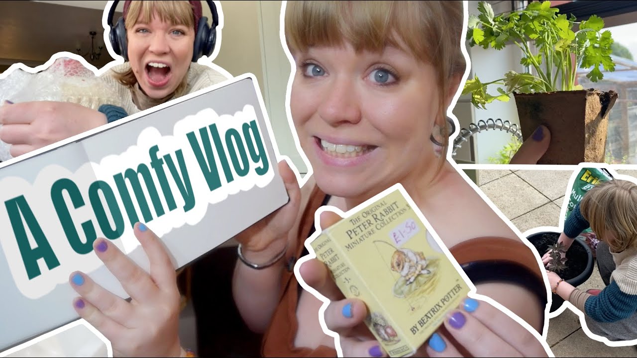 Days in my life as an artist | packing orders, 2k giveaway prep, thrift haul, craft stalls & plants
